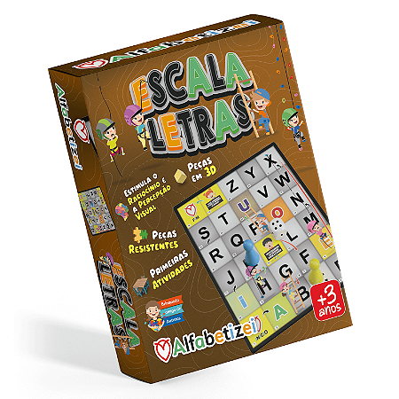 Jogo Educacional Escala Letras Alfabetizei