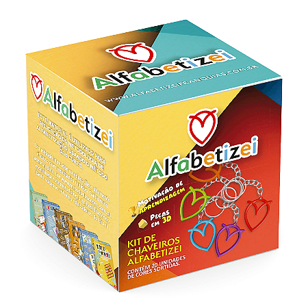 Kit de Chaveiros Sortidos Alfabetizei