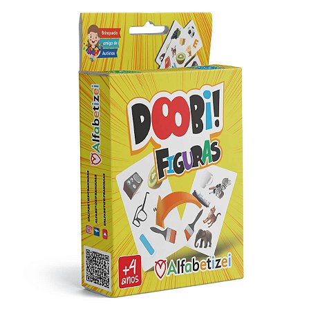 Jogo Cartas Infantil Doobi Figuras Autismo Tdah Alfabetizei