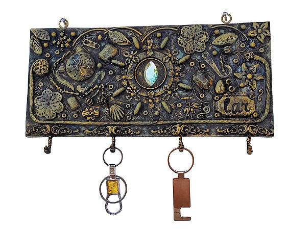 PORTA-CHAVE PEDRA VERDE