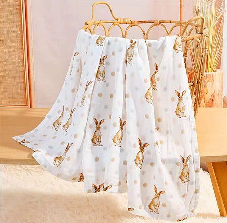 Fralda coelhinhos e sua bolas