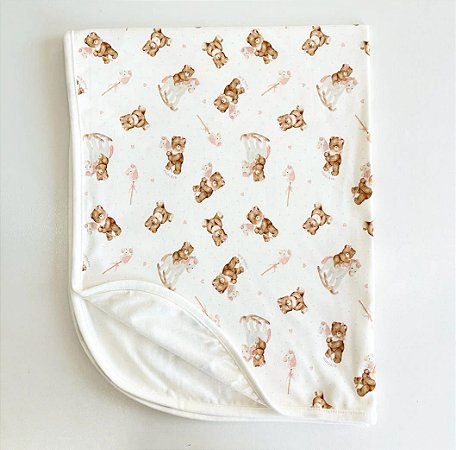 Manta Ursa e Cavalinhos Rosa