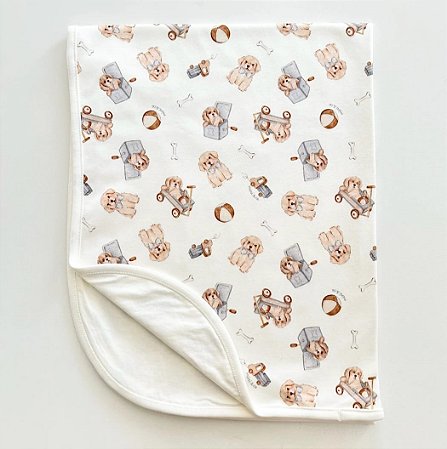 Manta Cachorrinho e seus Brinquedos