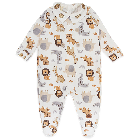 Macacão longo Roar Bordado