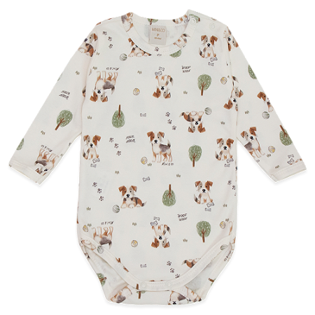 Body manga longa Dog