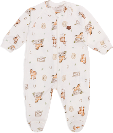 Macacão longo Fazendinha