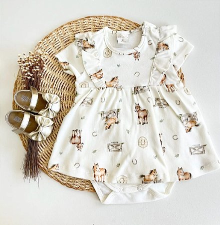 Romper babados cavalinhos