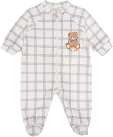 Macacão longo URSINHO EM MICRISOFT