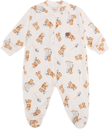 Macacão longo URSINHOS E CAVALINHOS