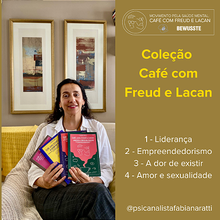 Coleção Café com Freud e Lacan - vol. 1, 2, 3 e 4