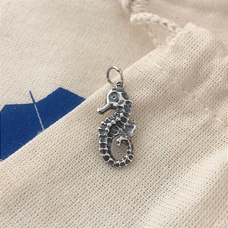 Pingente Cavalo Marinho Prata 925