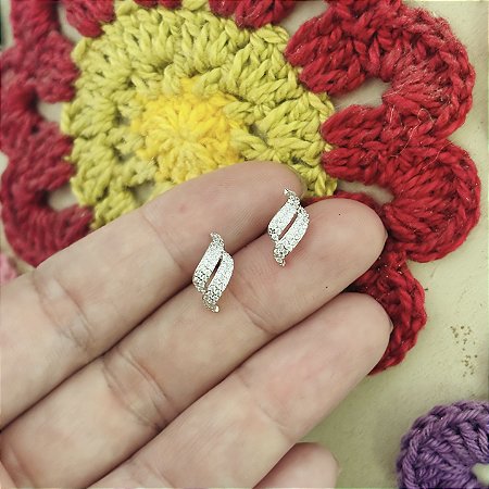 Brinco Elegante e delicado Prata 925.
