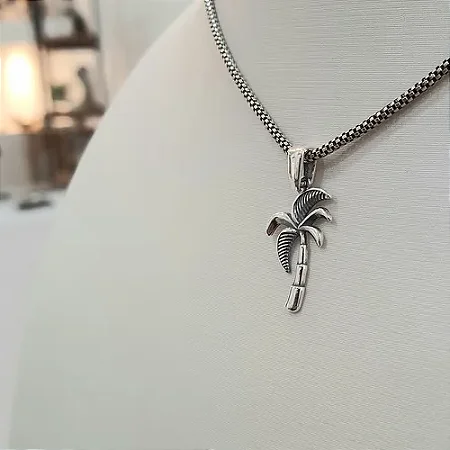 Pingente Coqueiro Slin Prata 925
