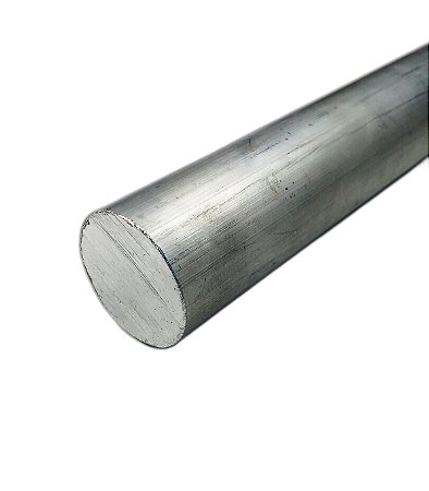 Vergalhão redondo alumínio 1.1/2" polegada = 38,10mm