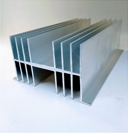 Dissipador de calor alumínio 12,1cm largura x 6,7cm altura - Di 121