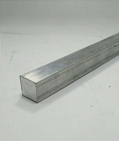 Vergalhão quadrado aluminio 3/4" (1,9cm)