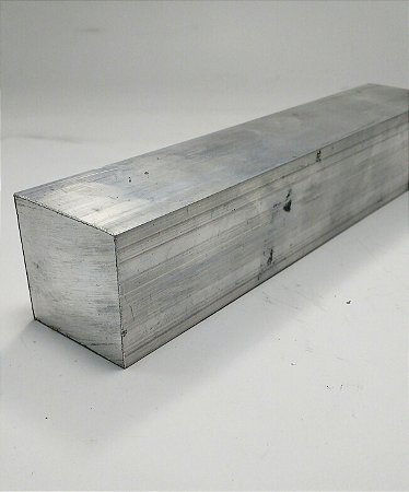Vergalhão quadrado de alumínio 1.1/2" (3,81cm)