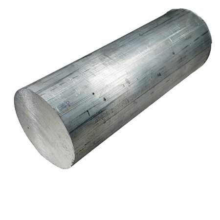 Vergalhão redondo de alumínio 3" polegadas = 76,20mm
