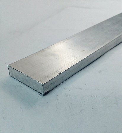 Barra chata alumínio 1.1/2" x 3/8" = 3,81cm x 9,52mm