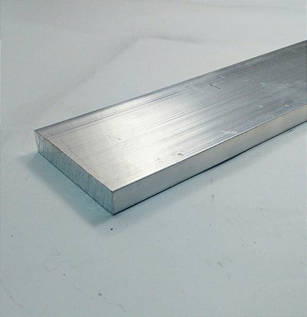 Barra chata de alumínio 2" x 3/8" = 5,08cm X 9,52mm