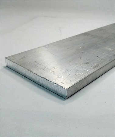 Barra chata de alumínio 6 X 1/2 = 15,2cm X 1,27cm