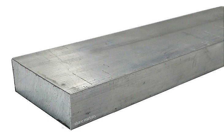 Barra chata de alumínio 2 X 3/4 = 5,08cm X 1,9cm