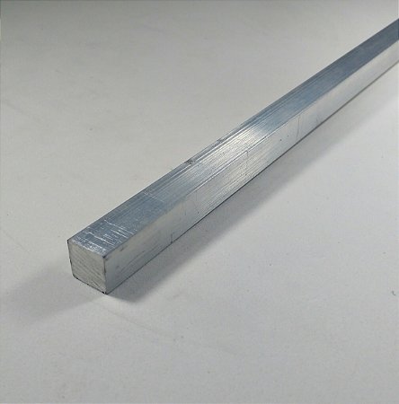 Vergalhão quadrado de aluminio 1/2" (12,70mm)