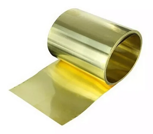 Chapa Folha Latão 0,20mm X 29cm X 2 metros