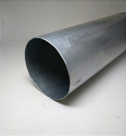 Tubo redondo alumínio 4" X 1/16" (101,60mm X 1,58mm)