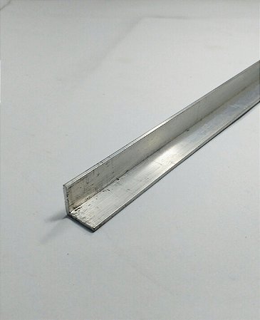 Cantoneira de alumínio 1/2" X 1/16" com 1 metro