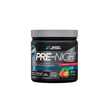 Pre-Night 200g BodyAction (Pré-treino noturno sem cafeína)