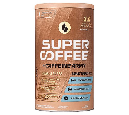 SuperCoffee 3.0 Vanilla Latte 380g Caffeine Army