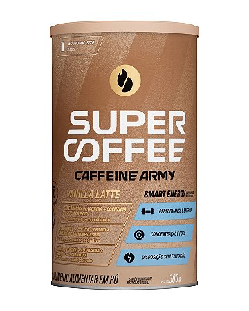 SuperCoffee Vanilla Latte 380g Caffeine Army