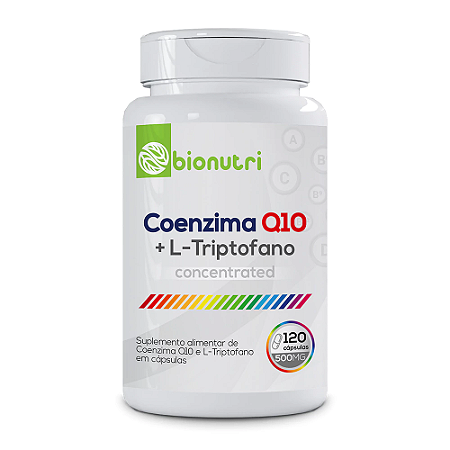 Coenzima Q10 + L-Triptofano 120 cápsulas