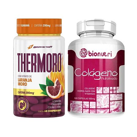 Combo Thermoro 60 Comprimidos + Colágeno Hidrolisado 120 cápsulas