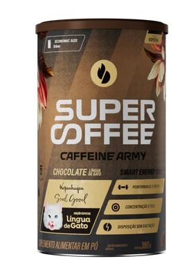 SuperCoffee Chocolate Língua de Gato Kopenhagen 380g Caffeine Army