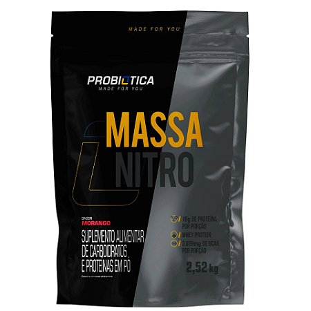 Massa Nitro 2,520kg Probiótica