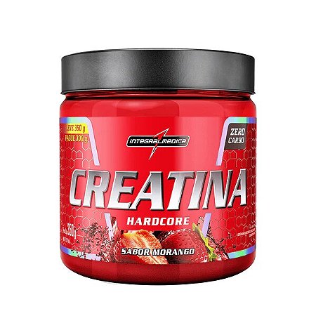Creatina Hardcore Com Sabor 350g Integralmedica