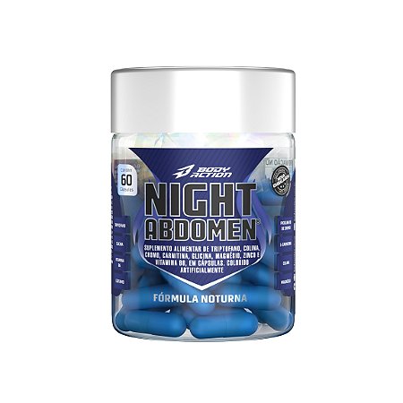 Night Abdômen 60 Cápsulas Bodyaction