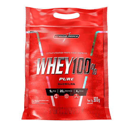 Whey 100% Pure Refil 900g Integralmedica