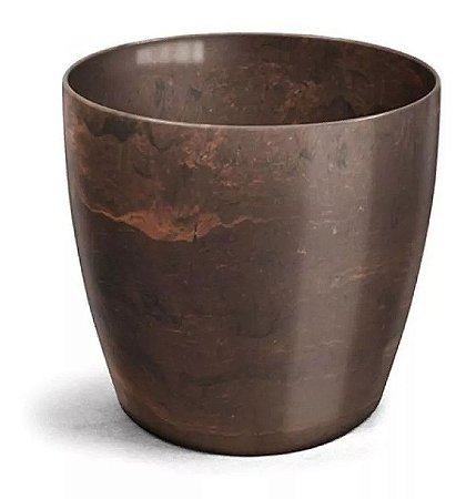 VASO PLASTICO CACHEPO 03 1,5L MARMORIZADO REDONDO CAFE IMPERIAL 128112