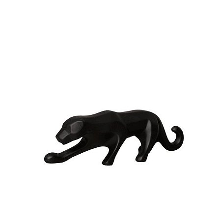 PANTERA ADORNO CERAMICA P PRETO FOSCO 12,5CMX36CMX10CM 128243