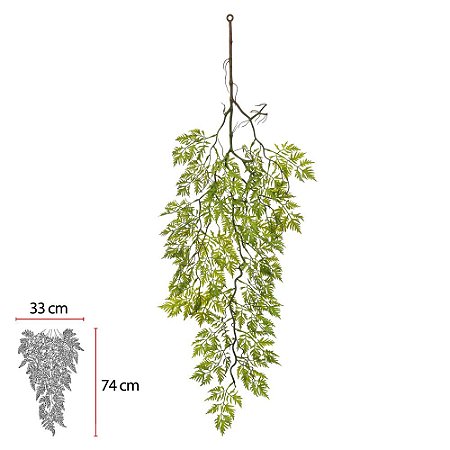 SAMAMBAIA ARTIFICIAL PENDURAR X33 90CM 13858