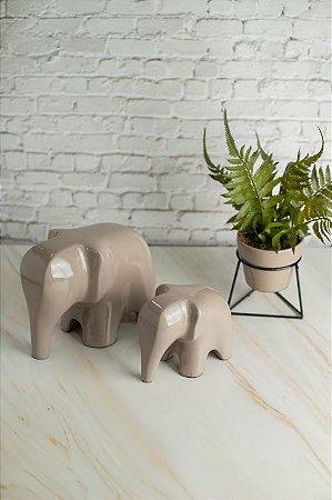 FAMILIA DE ELEFANTE MADAGASCAR BRILHO 128263