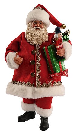 PAPAI NOEL COLECAO LUXO PRESENTE 28CM 129163