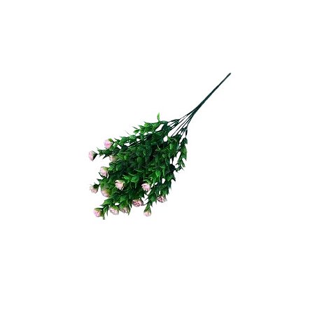 BUQUE FLORZINHA 35CM ROSA CLARO