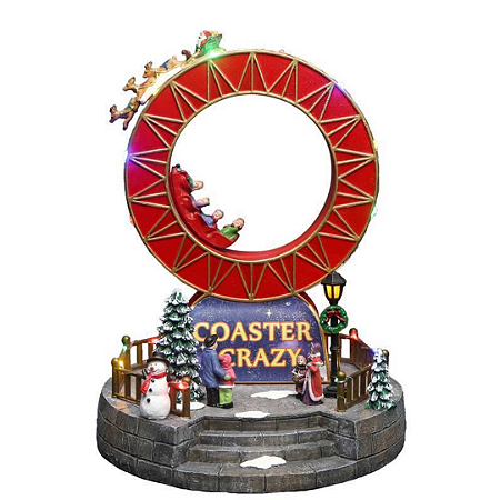 DECORACAO NATAL MUSICAL 30X22X23CM PILHA/USB 129194