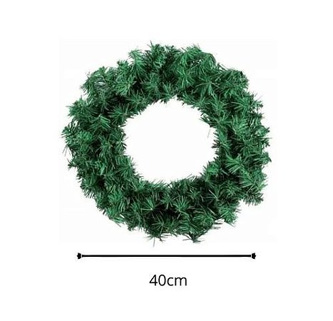 GUIRLANDA 40CM RAMIFICADA VERDE 7106