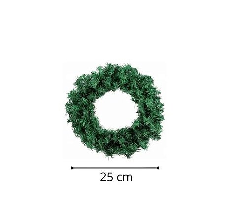 GUIRLANDA 25CM RAMIFICADA VERDE 7105