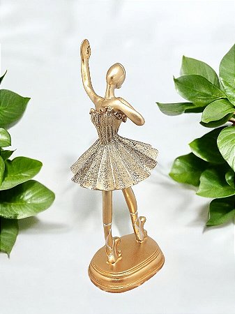 ENFEITE DE RESINA BAILARINA  20x7CM 129336